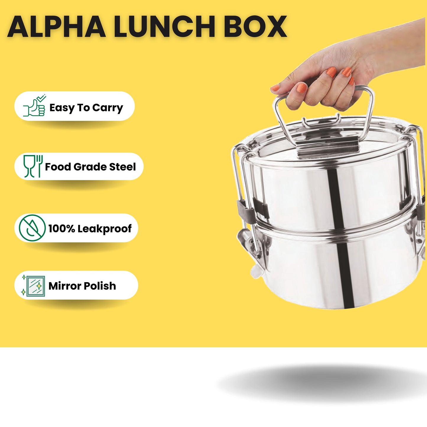 Royal Alpha 5x2 Lunch With 2 Tier -1100ml