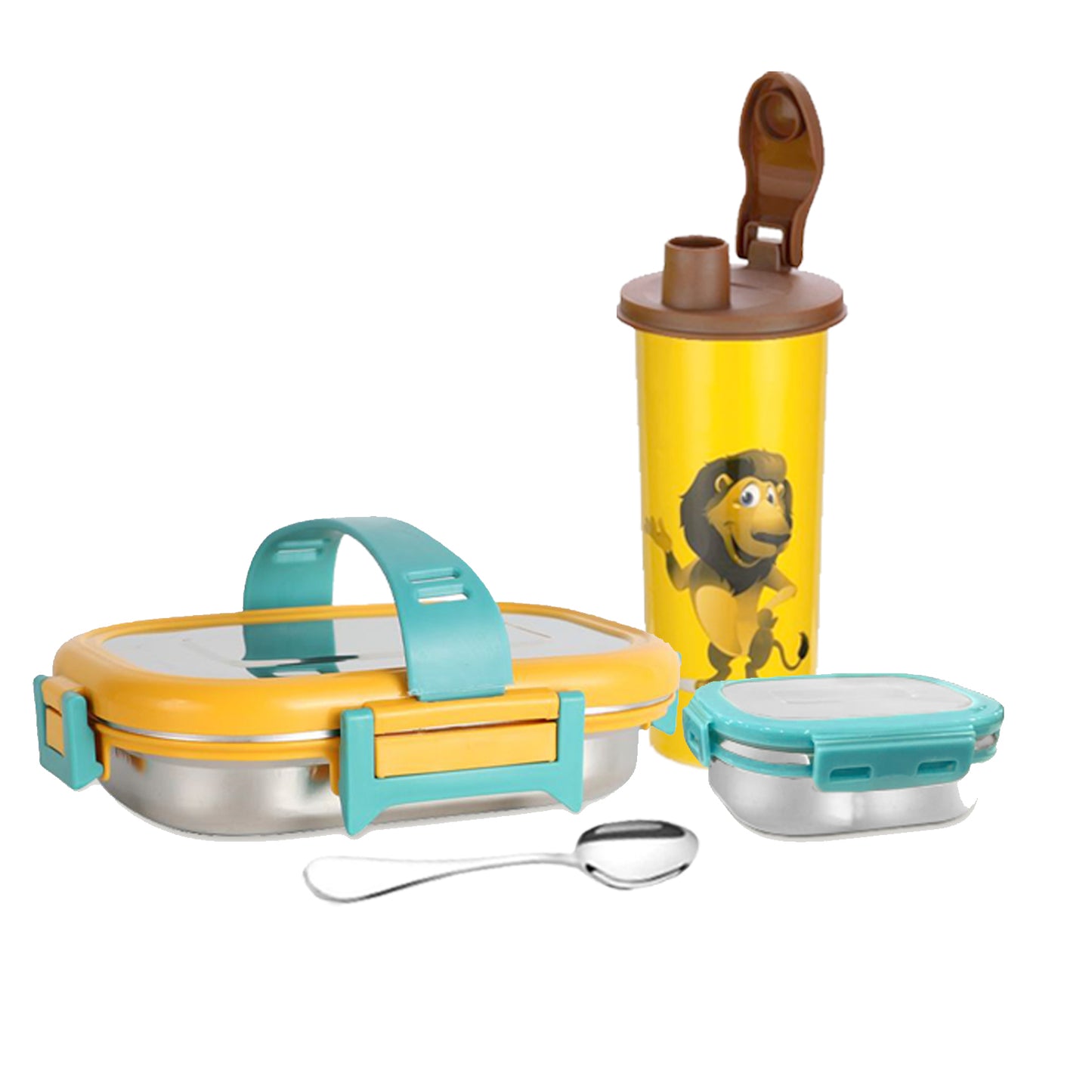 Recto Lock Steel Lunch Box CN Combo FP17018c - 1320ml