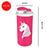 PddFalcon Stainless Steel Drinkware Cartoon Flip Flop Glass CN3 400ml - 100% food grade steel, leak proof and BPA free