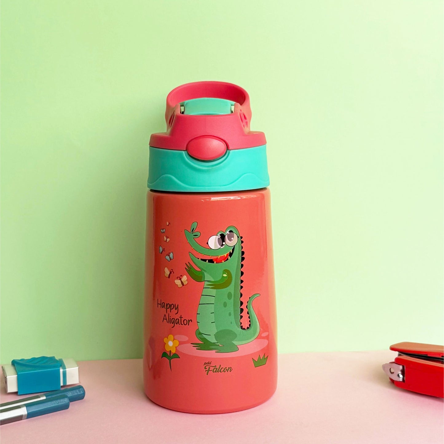 Sippy Insulated Water Bottle Aligator 350ml