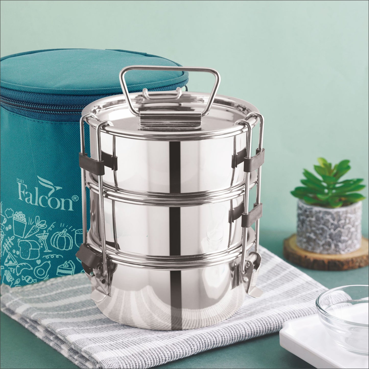 Alpha Tiffin Box Set of 3- 1650ml