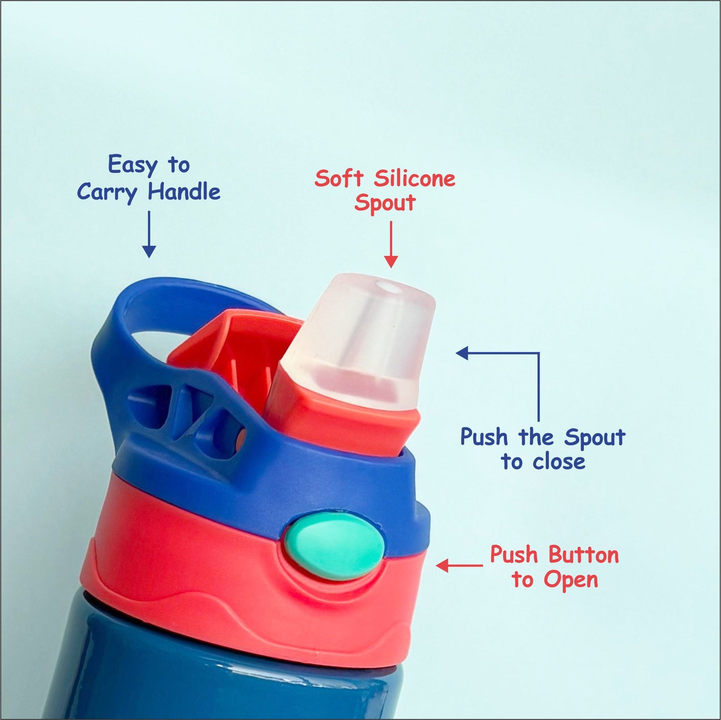 Sippy Insulated Water Bottle Astronaut 350ml