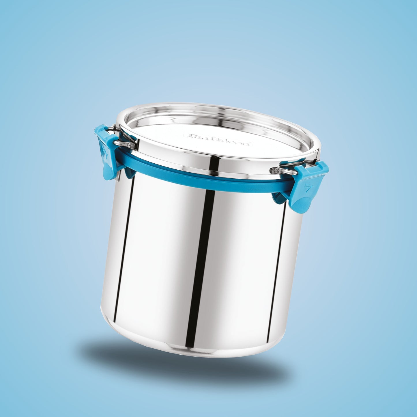 PddFalcon Stainless Steel Jumbo Container with Lid, 2200ML (Sea Green)