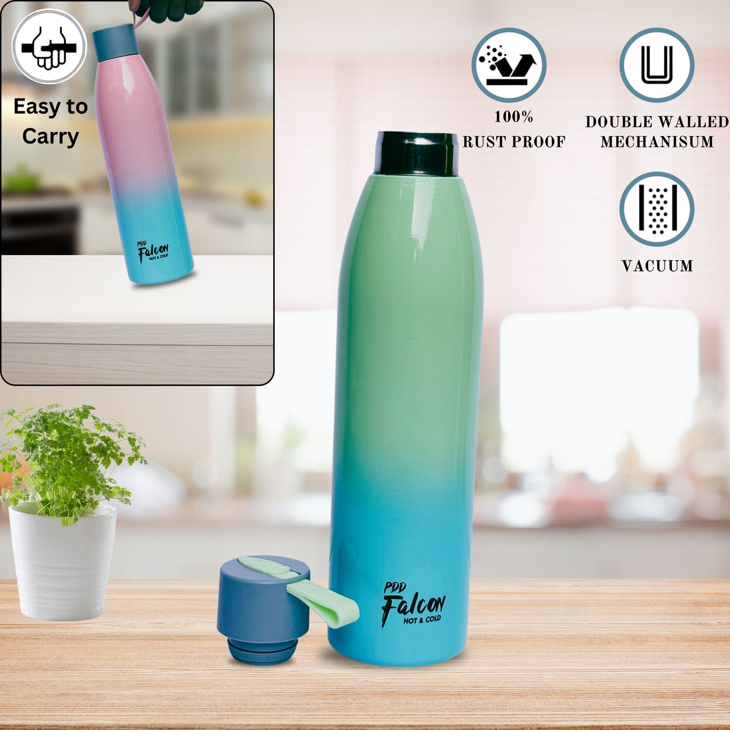 Stylo Insulated Water Bottle Cool 750ml