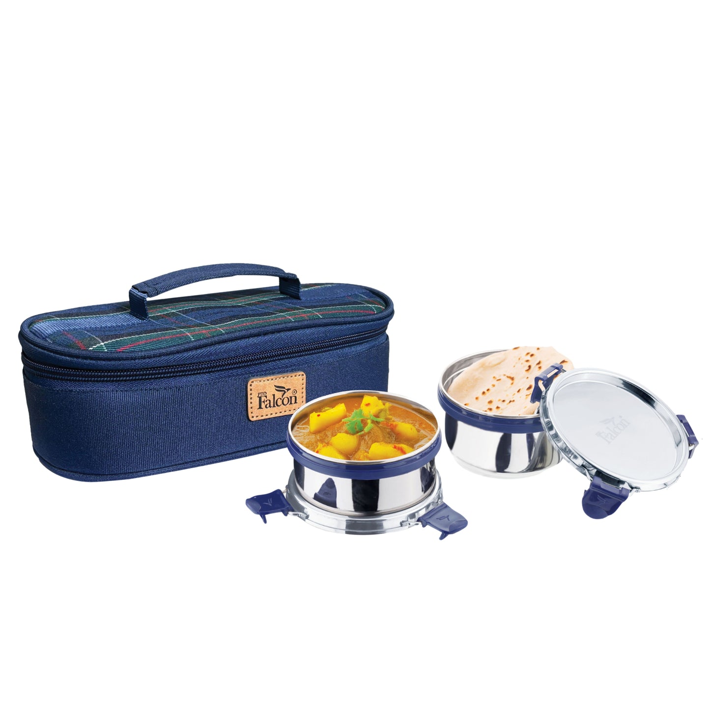 Treat Checks Lunch Box Set of 2- 600ml