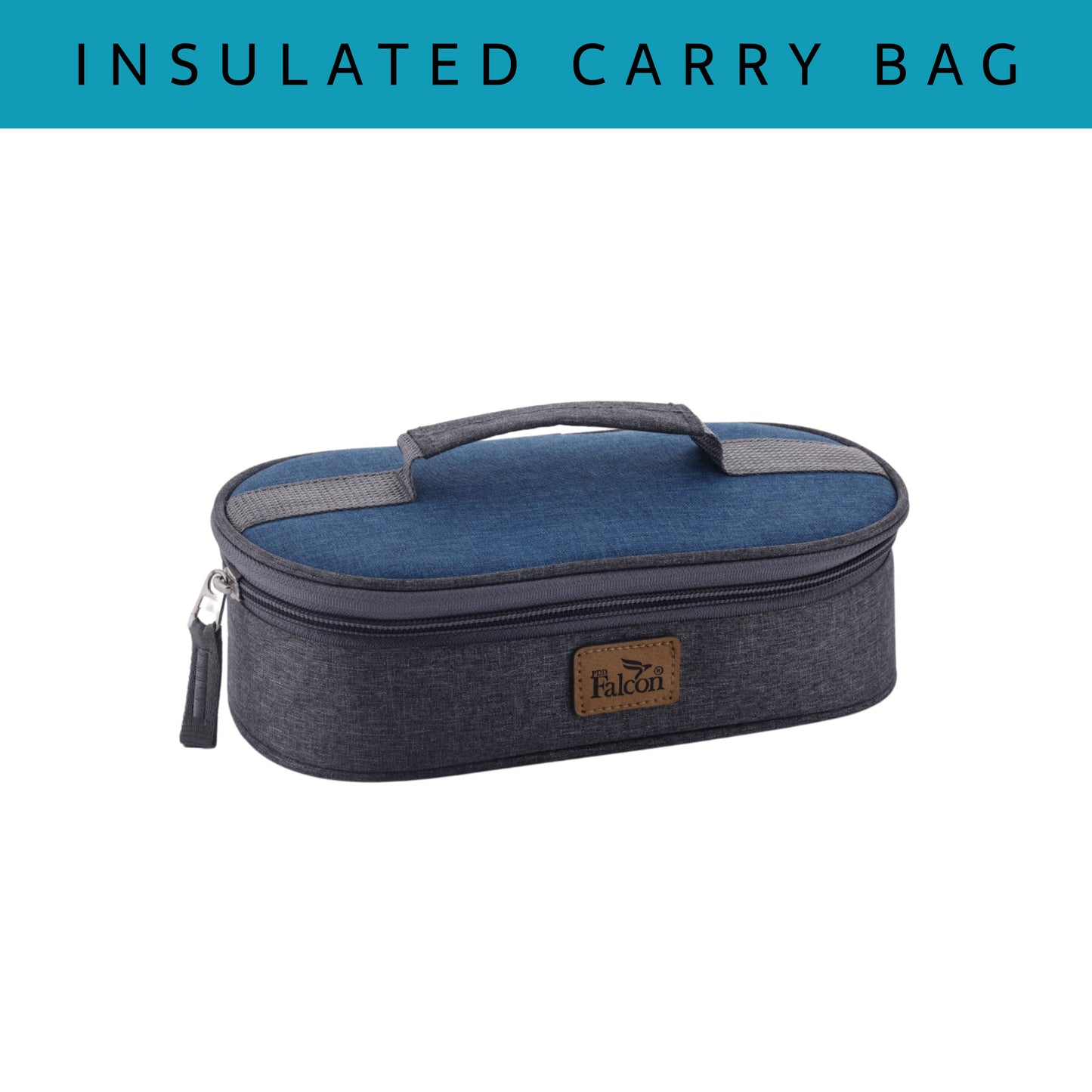 PddFalcon Steel Olive Max Lunch Box Set of 2 Blue FP11096 - 800ml