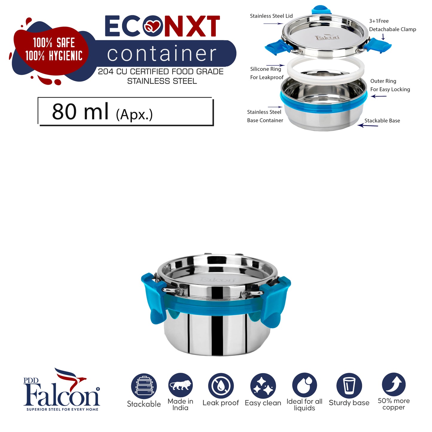 EcoNxt Container 1pc - 80ml