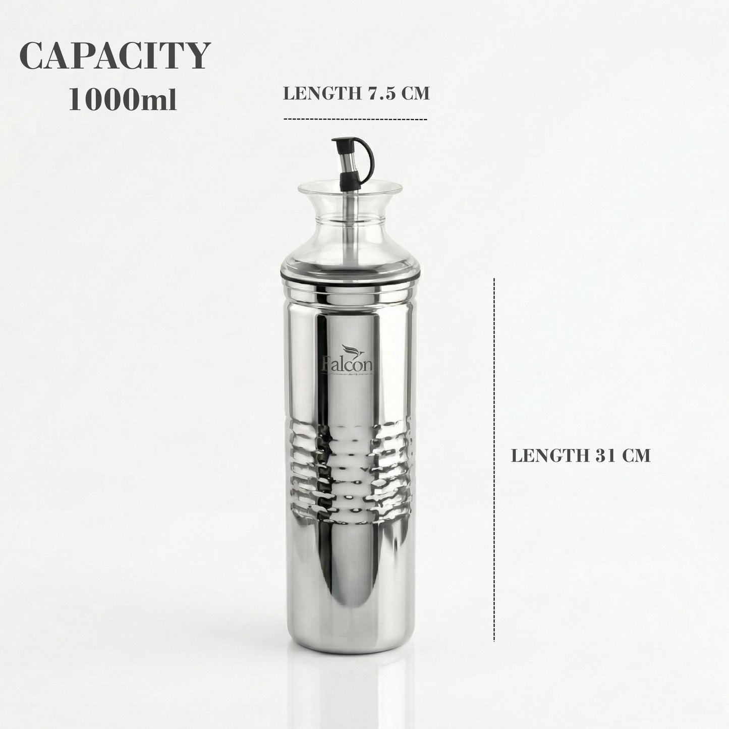 Omega Stainless Steel Oil Dispenser