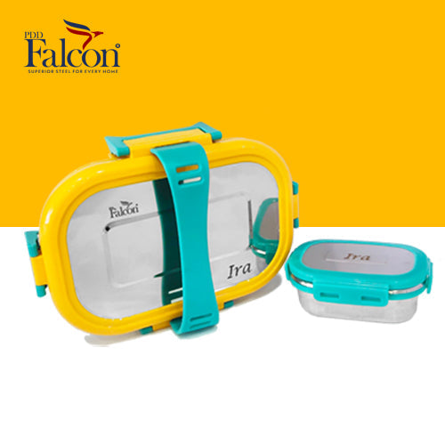 Recto Lock Steel Lunch Box CN Combo FP17018c - 1320ml