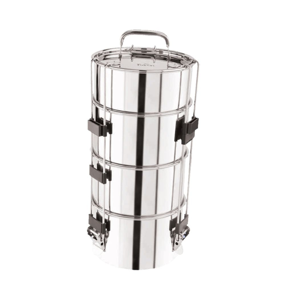 PddFalcon Stainless Steel Royal Commercial Travel Tiffin Box FP35008 - 7X4 9.5L