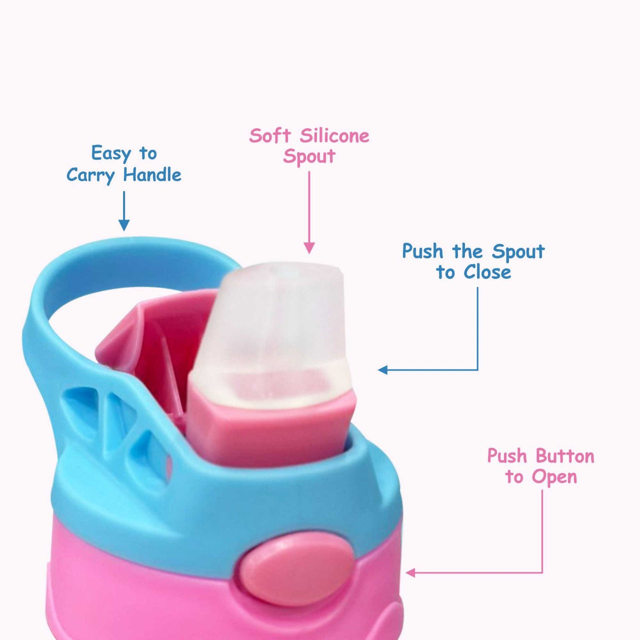 Sippy Insulated Water Bottle Unicorn 350ml