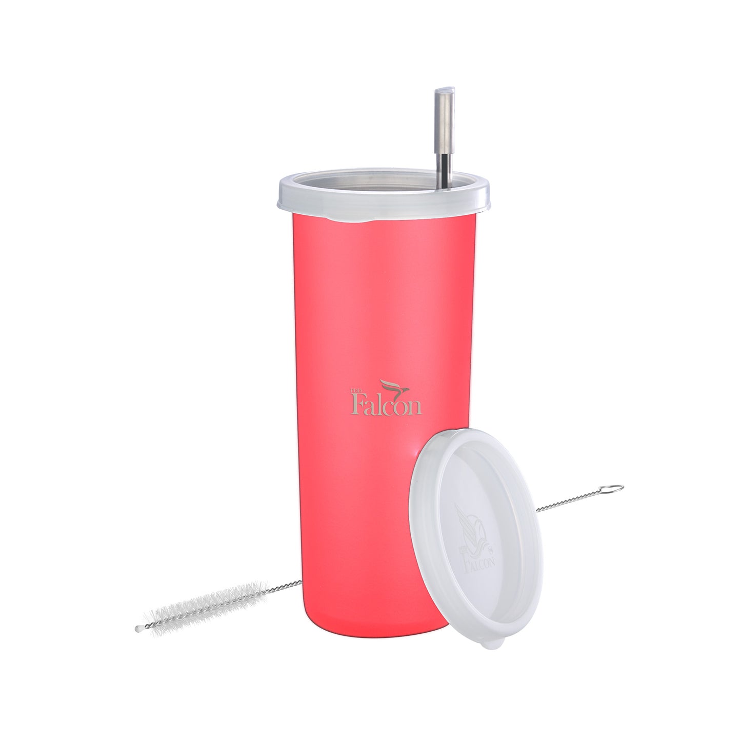 Pdd Falcon Steel Straw Glass 1pcs Pink - 520ml