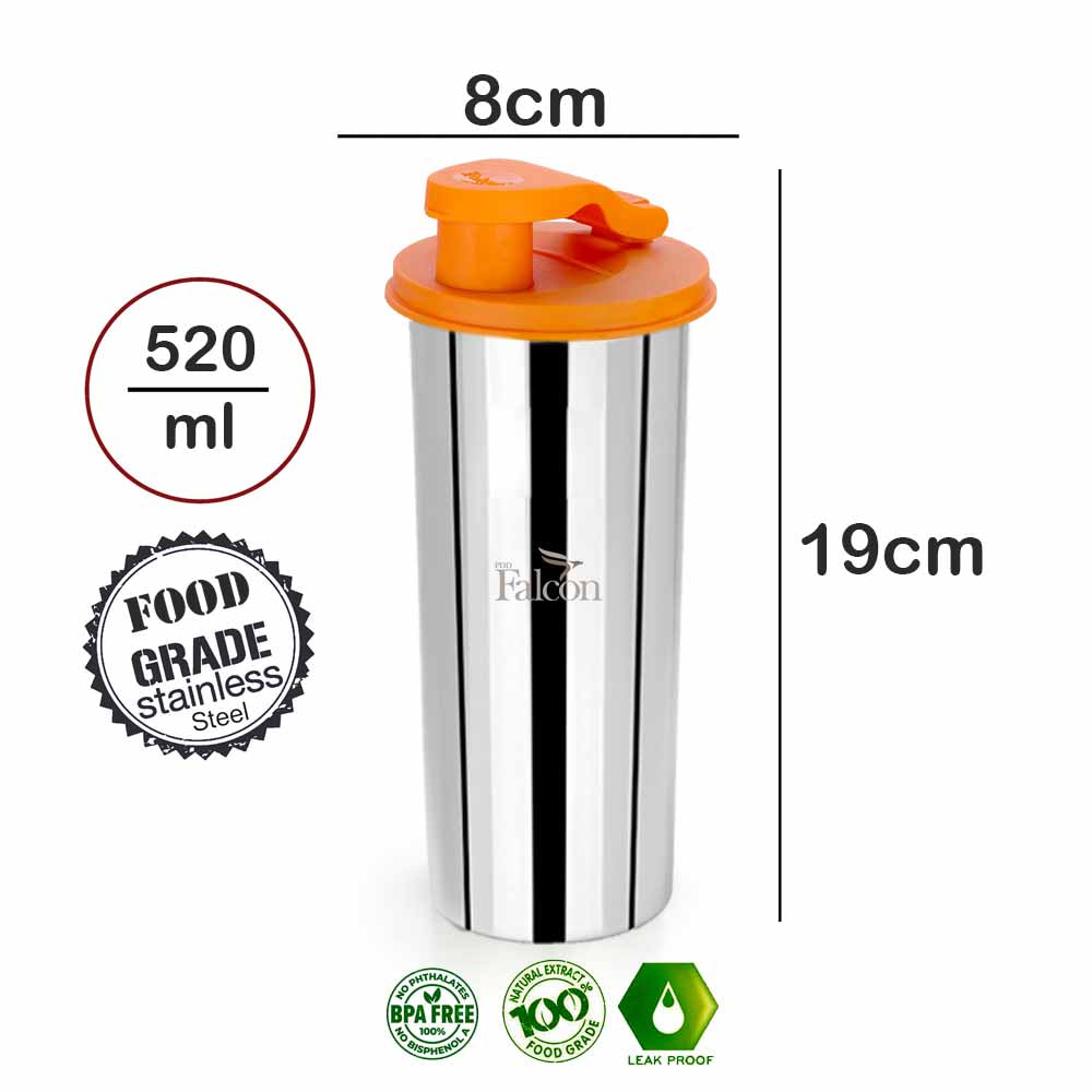 Pdd Falcon Steel Flip Flop Classic Tumbler 1pc Orange FP26001 - 520ml