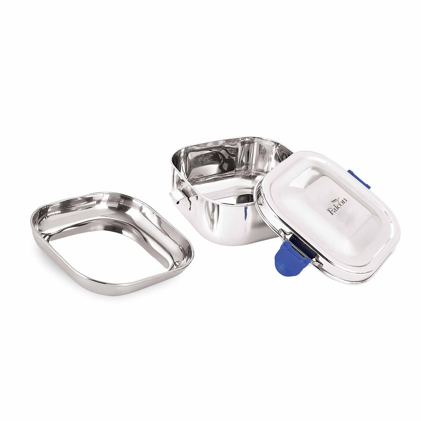Pdd Falcon Steel Recta Lunch Box 1pcs Blue FP17003 - 500ml
