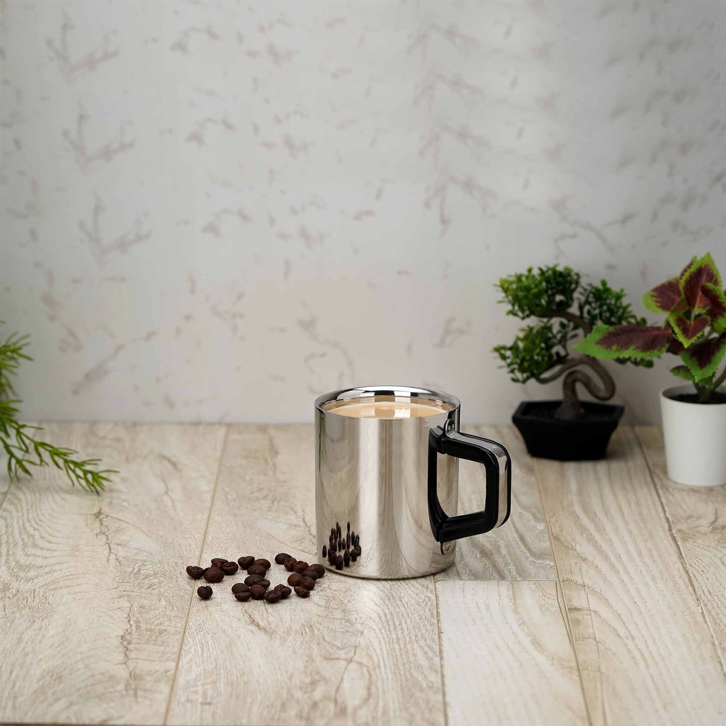 Pdd Falcon Steel Mug Silver - 280ml