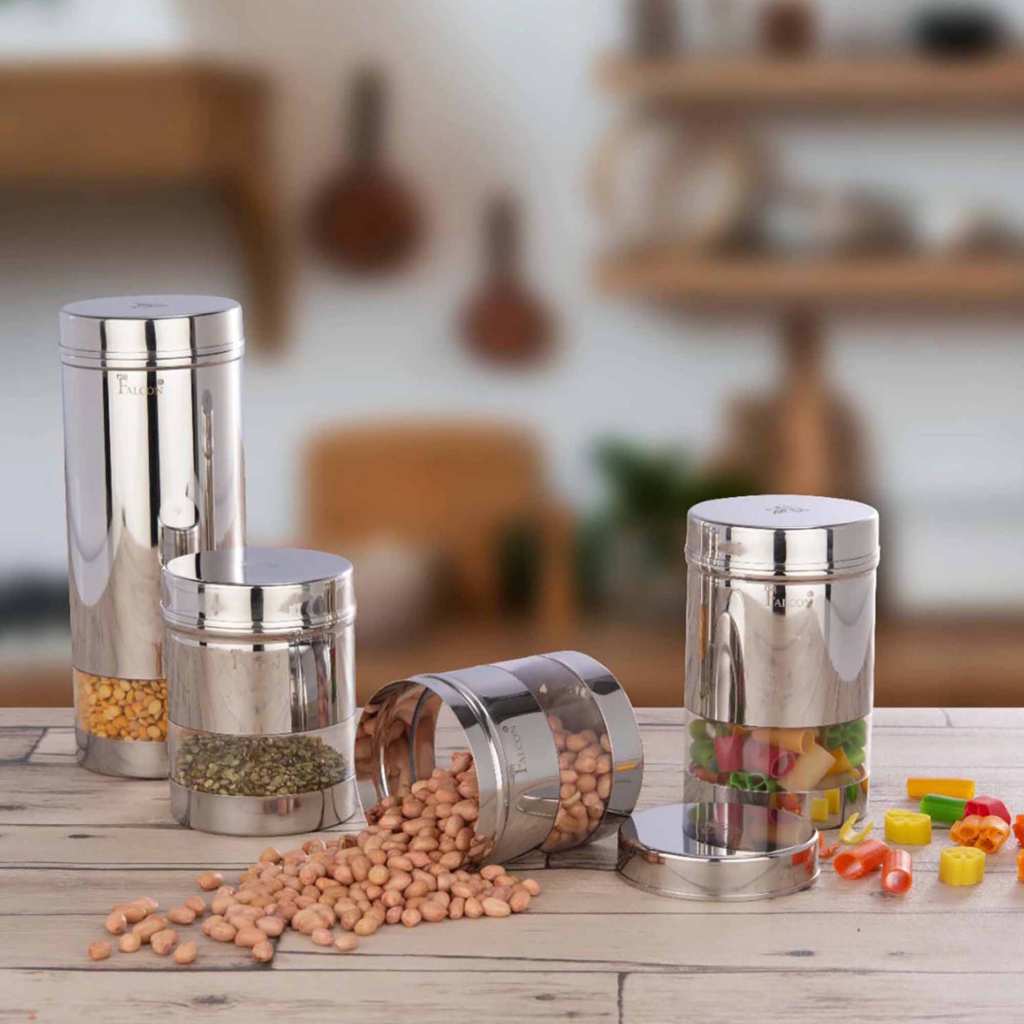 Pdd Falcon Steel Storage canister 1pcs Silver FP10037 - 550ml