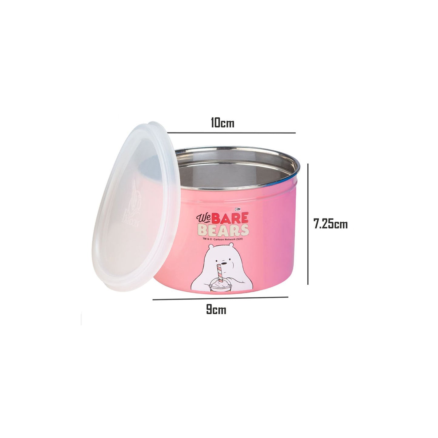 Pdd Falcon Cartoon Print Airtight Container Multicolor, 450ml, 1p