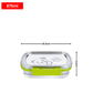 875ml Stainless steel lunchbox for kids with additional small steel container perfect for school and outdoors - 100% leakproof, crack free, odor free, rust free, steel lid and easy lock.