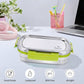 PddFalcon Stainless Steel Recta Munchy 100% Leakproof Lunch Box Green - 930ml