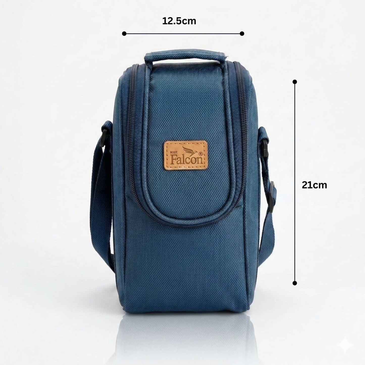 Pdd Falcon Steel Lunch Box Set of 3 Blue FP11007 - 1000ml