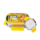 PddFalcon Stainless Steel Recta Lunch Mate 100% Leakproof Lunch Box Yellow - 930ml