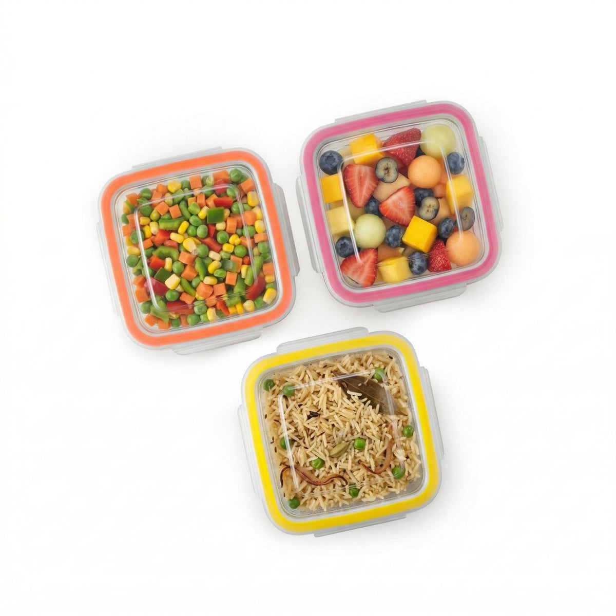 PDDFALCON Stainless Steel Lock N See, Microwave Safe Container