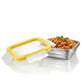 PDDFALCON Stainless Steel Lock N See, Microwave Safe Container