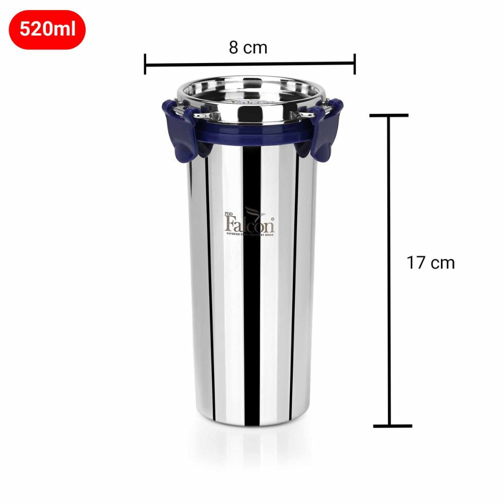 Pdd Falcon Steel Tumbler U&ME Big FP20009 Set of 2 - 520ml