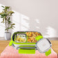 PddFalcon Stainless Steel Recta Lunch Mate 100% Leakproof Lunch Box Green - 930ml