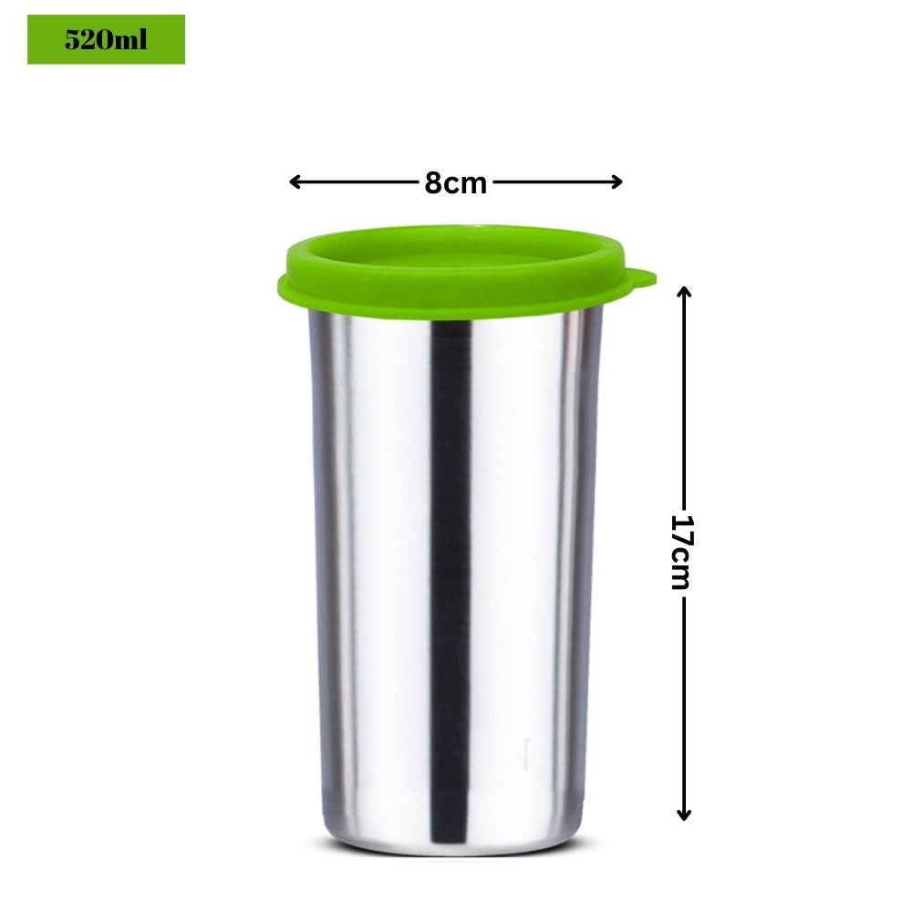 Pdd Falcon Steel Tumbler 1pcs Green FP04022 - 520ml