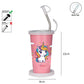 PddFalcon Steel Straw Glass 1pcs Unicron Pink FP24015 CN8 - 450ml