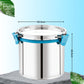 PddFalcon Stainless Steel Jumbo Container with Lid, 3500ML (Sea Green)