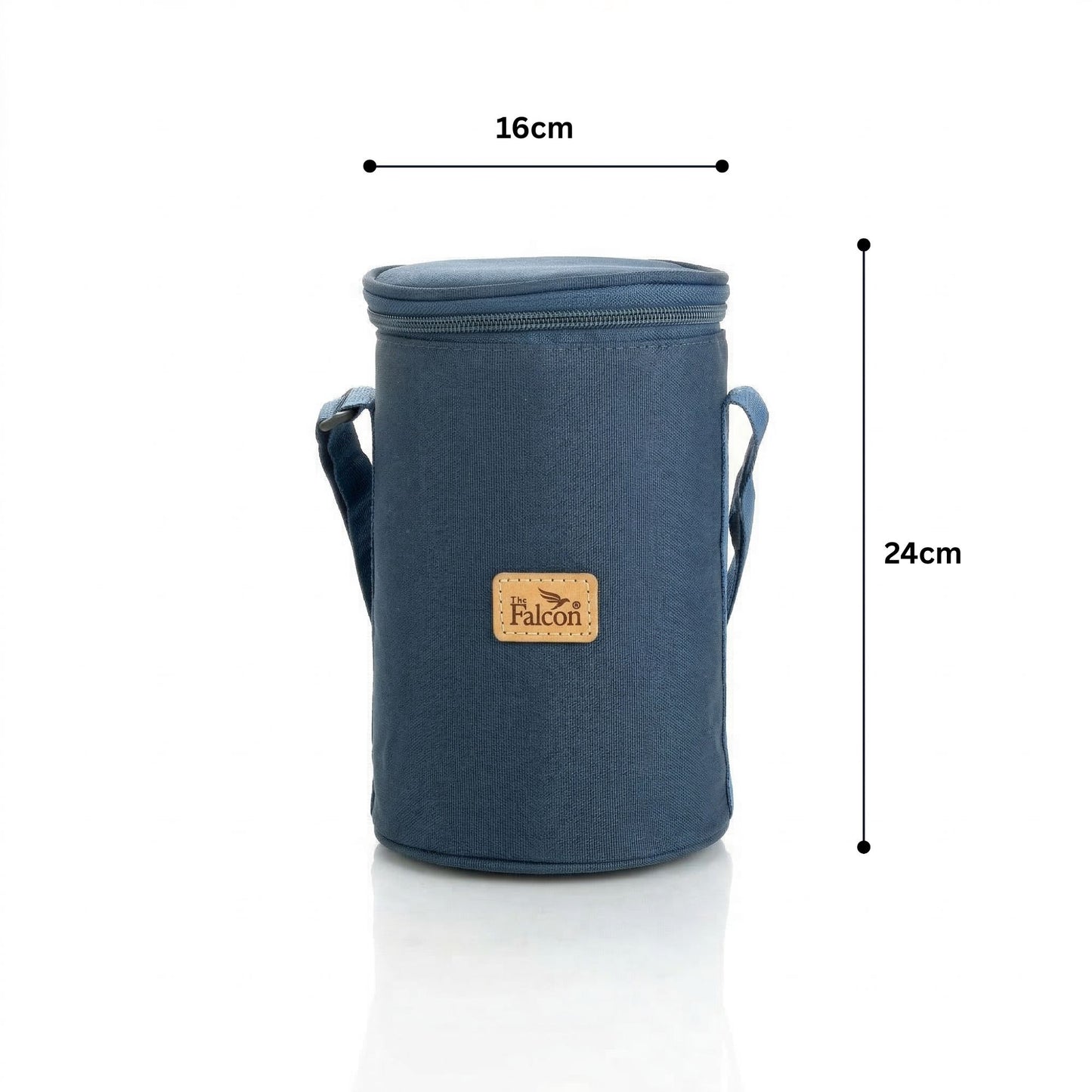 Pdd Falcon Steel Lunch Box Set of 4 Blue FP11009 - 1100ml