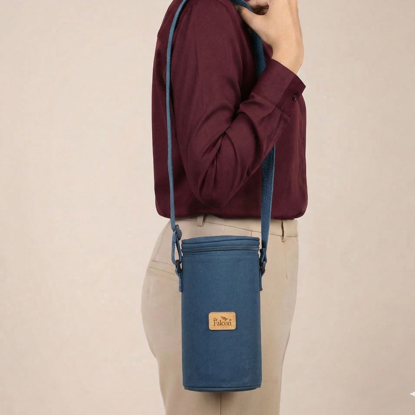 Pdd Falcon Steel Lunch Box Set of 4 Blue FP11009 - 1100ml