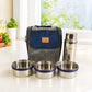 FP 11062 - EcoNxt Milan Lunch Box With Water Bottle Set of 4-1350ml
