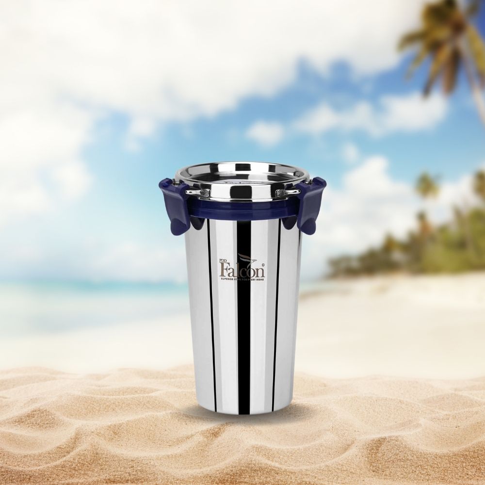 Pdd Falcon Steel Tumbler 1pcs Blue FP20015 - 300ml