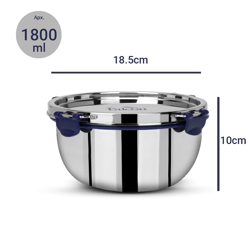 PddFalcon Stainless Steel Bowl 1800ml
