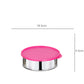PddFalcon Stainless Steel Lunch Box Container 7.1 Pink