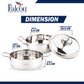 FP 21001 - Triply Kadai with Steamer - InstaSteam18