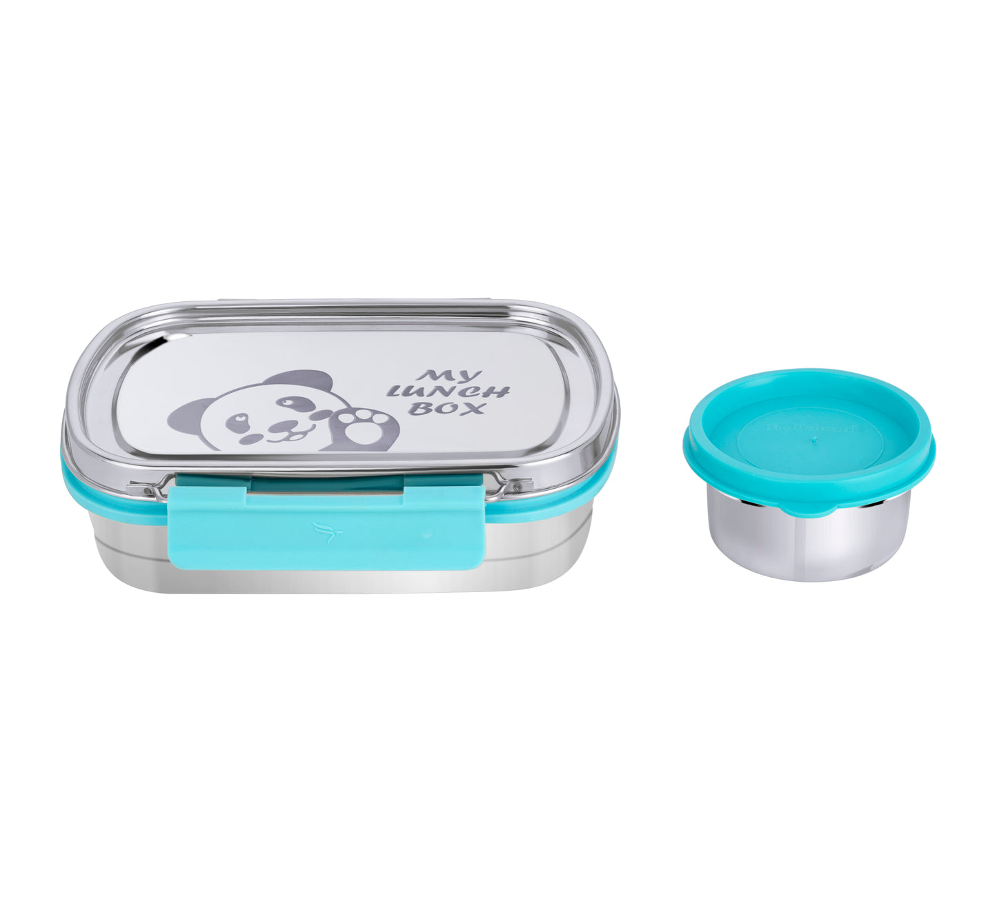 Stainless steel lunchbox for kids with additional small steel container perfect for school and outdoors - 100% leakproof, crack free, odor free, rust free, steel lid and easy lock.