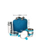 PddFalcon Stainless Steel EcoNxt Max Trendy Lunch Box Set of 4 Sea Green FP11060 - 1800ml