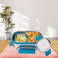 PddFalcon Stainless Steel Recta Lunch Mate 100% Leakproof Lunch Box Turkish Blue - 930ml