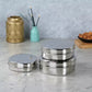 PddFalcon Stainless Steel Retro Square Container 3pcs Set - 2050ml