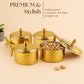 FP 12007 - Dry Fruit Airtight Container 350ml- 4p With Acrylic Tray
