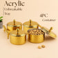FP 12007 - Dry Fruit Airtight Container 350ml- 4p With Acrylic Tray
