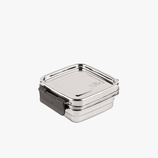 PDDFALCON Stainless Steel Cube Container ,100%Leakproof Container 400ml