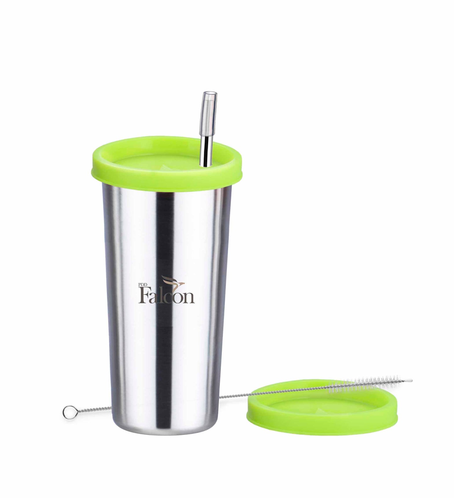 Pdd Falcon Steel Straw Glass 1pcs Green FP04032 - 520ml