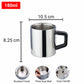 Pdd Falcon Steel Mug  Silver - 180ml