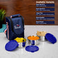 Pdd Falcon Steel Dura Lunch Box Set of 3  - 1400ml