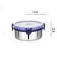 Steel-O-Plast Airtight Container, 400ml